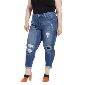 🔥Melissa McCarthy Seven7 Distressed Skinny Jeans